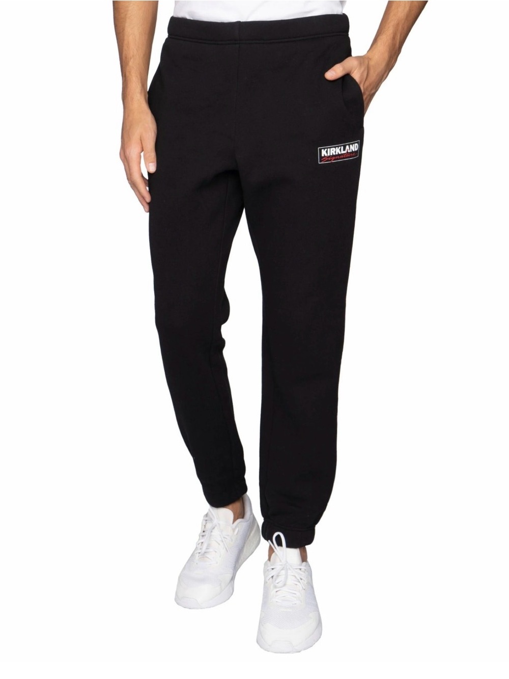 Kirkland Signature Slim Fit Black Men's Jogger Sweatpants